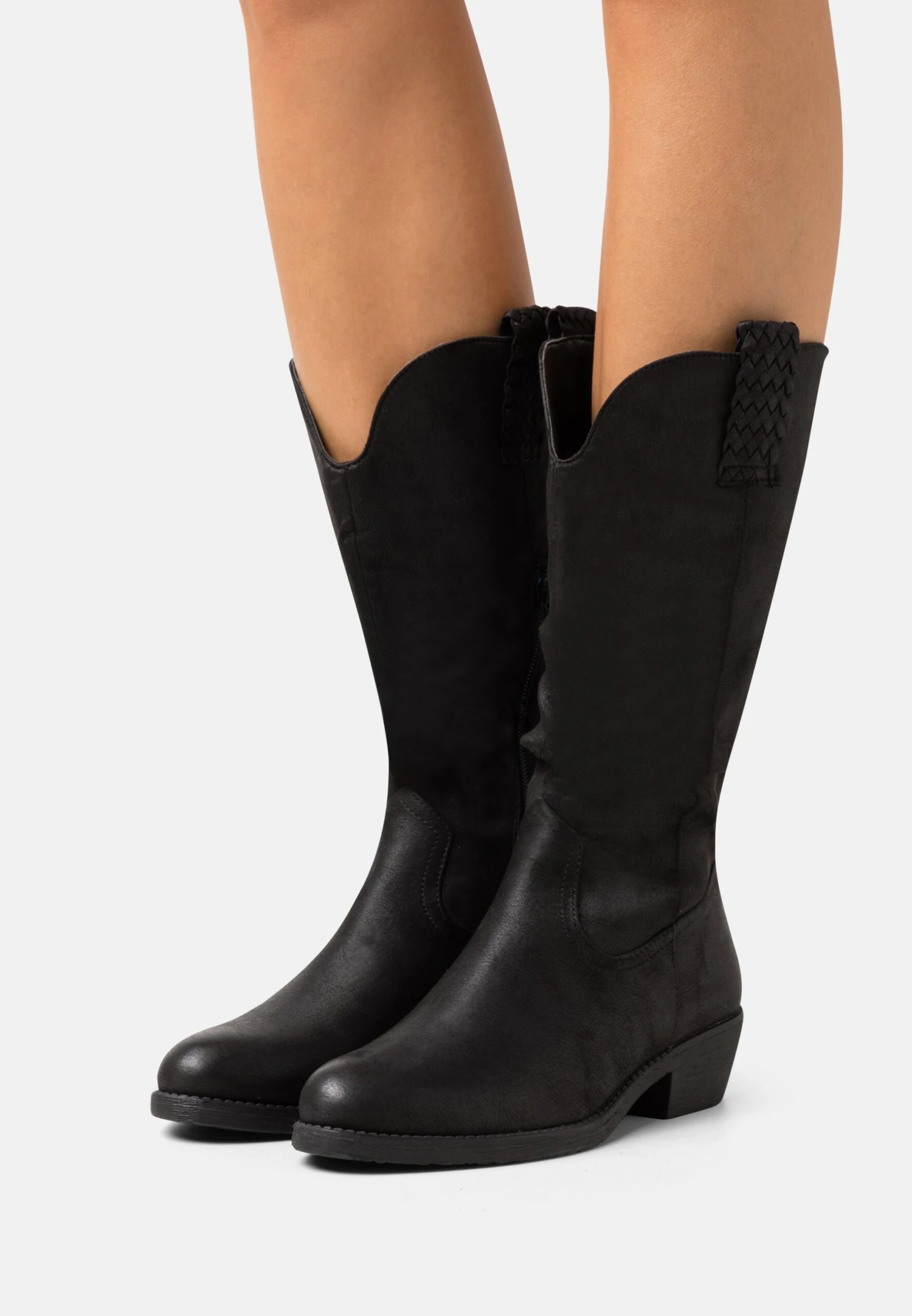 Anna Field Cowboy/Biker Boots - Black 3 Anna Field Cowboy/Biker Boots - Black