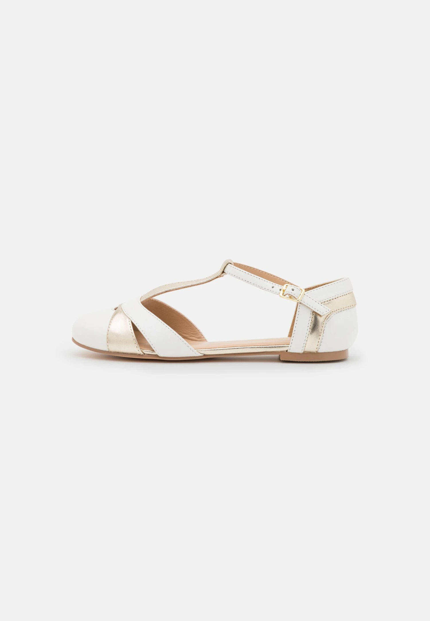 Anna Field Leather- Ankle Strap Ballet Pumps - White 4 Anna Field Leather- Ankle Strap Ballet Pumps - White - Image 2