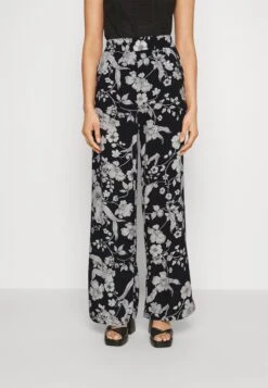 Trousers - Black/Off-White