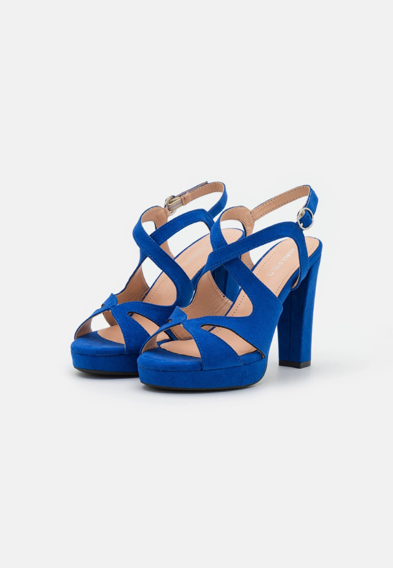 Anna Field Platform Sandals - Blue 5 Anna Field Platform Sandals - Blue - Image 3