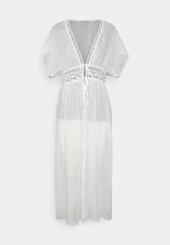 Anna Field Embroidered Cover Up/ 802 - Black - Beach Accessory - 001 - White -Anna Field b36ded19d3454b04bce079585f7462bd