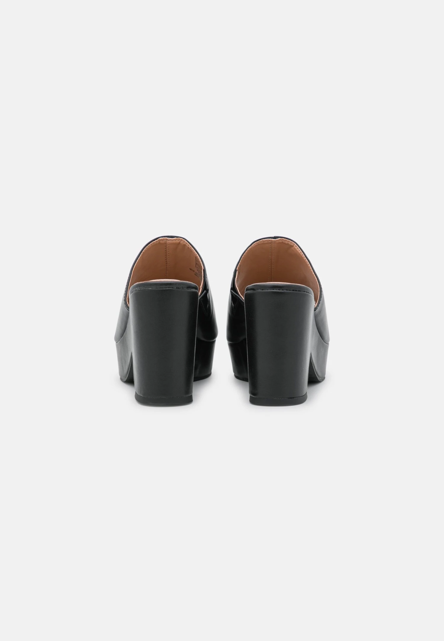 Wide Fit - Heeled Mules 6 Wide Fit - Heeled Mules - Image 4