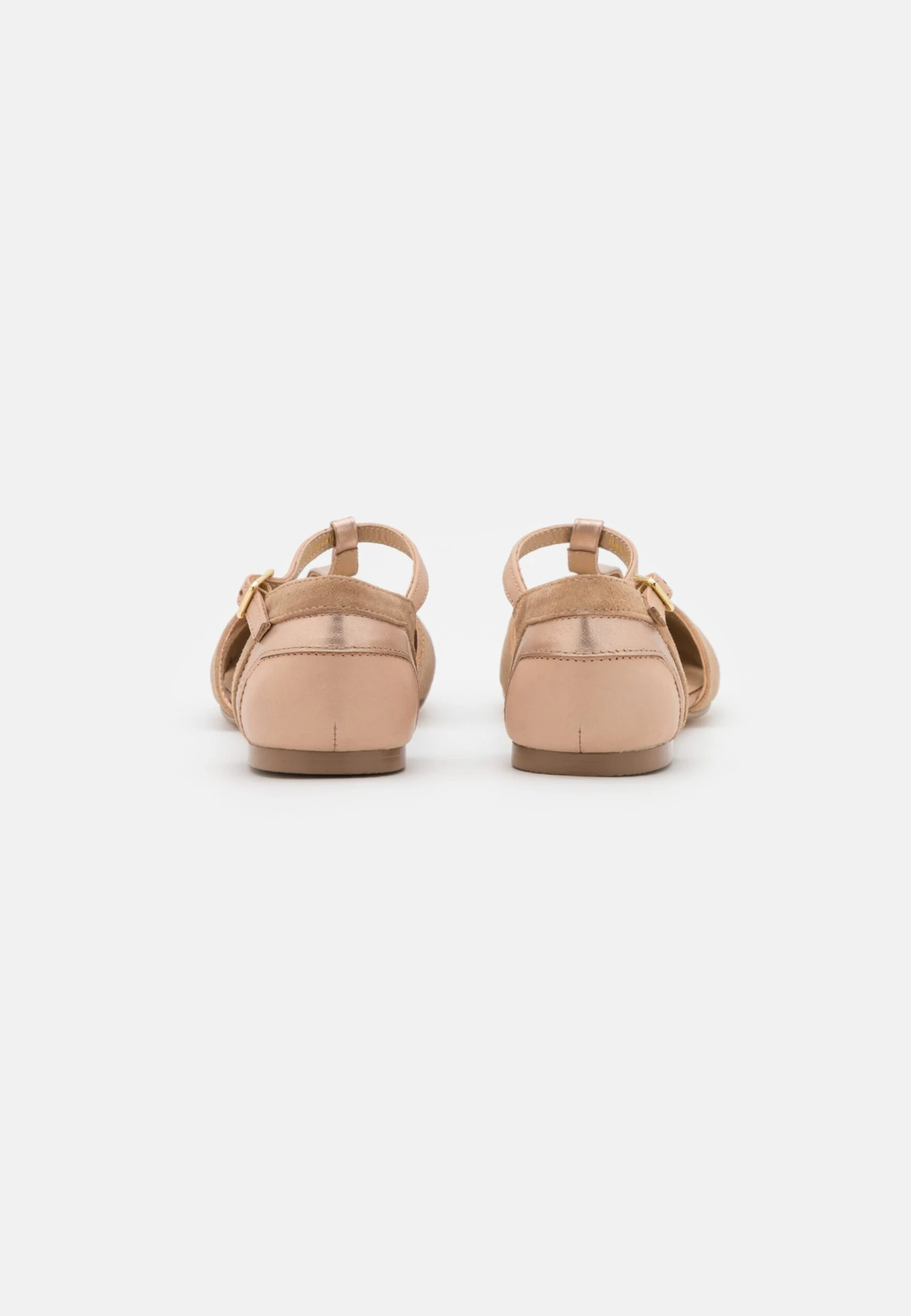 Anna Field Leather- Ankle Strap Ballet Pumps - Beige 6 Anna Field Leather- Ankle Strap Ballet Pumps - Beige - Image 4