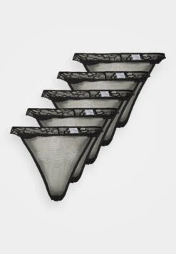 Anna Field 5 Pack - Thong - Black 10 Anna Field 5 Pack - Thong - Black -Anna Field bbc1a4757850442fb9ac50f6e867a560