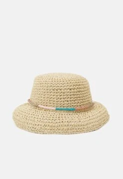 Anna Field Hat - Tan/Pink