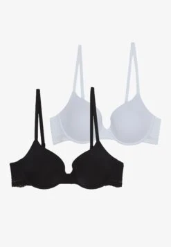 Anna Field 2 Pack - T-Shirt Bra - Black/White 10 Anna Field 2 Pack - T-Shirt Bra - Black/White -Anna Field c5ba9dd8bfbe40ed82469792048e63b6