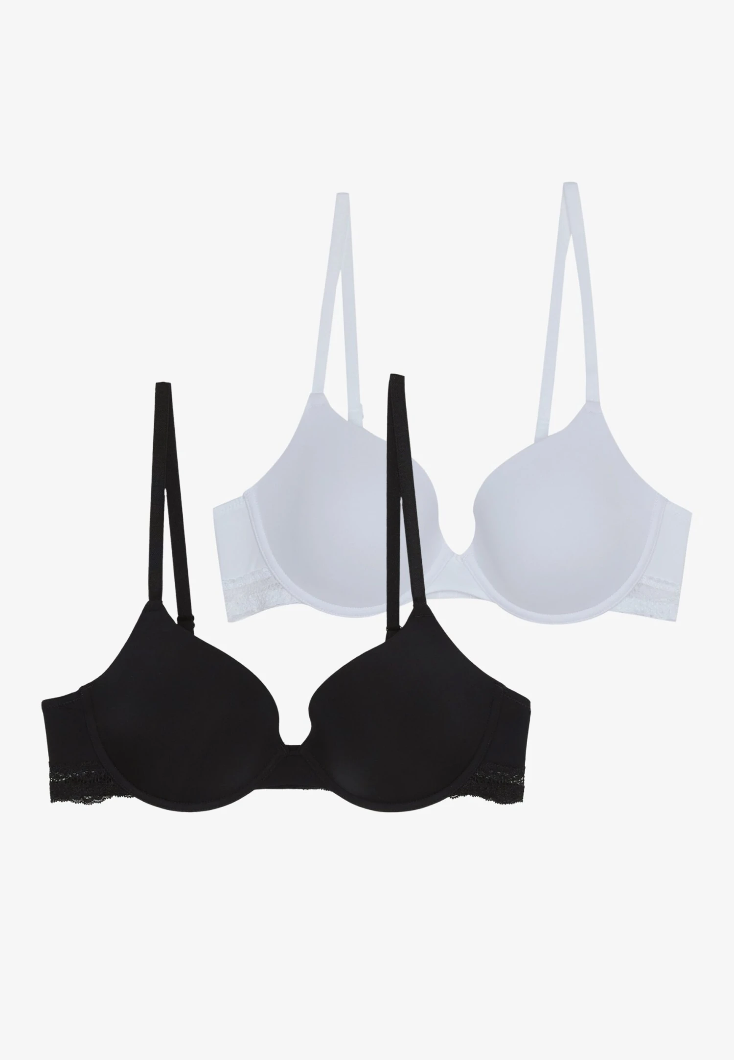 Anna Field 2 Pack - T-Shirt Bra - Black/White 6 Anna Field 2 Pack - T-Shirt Bra - Black/White - Image 4