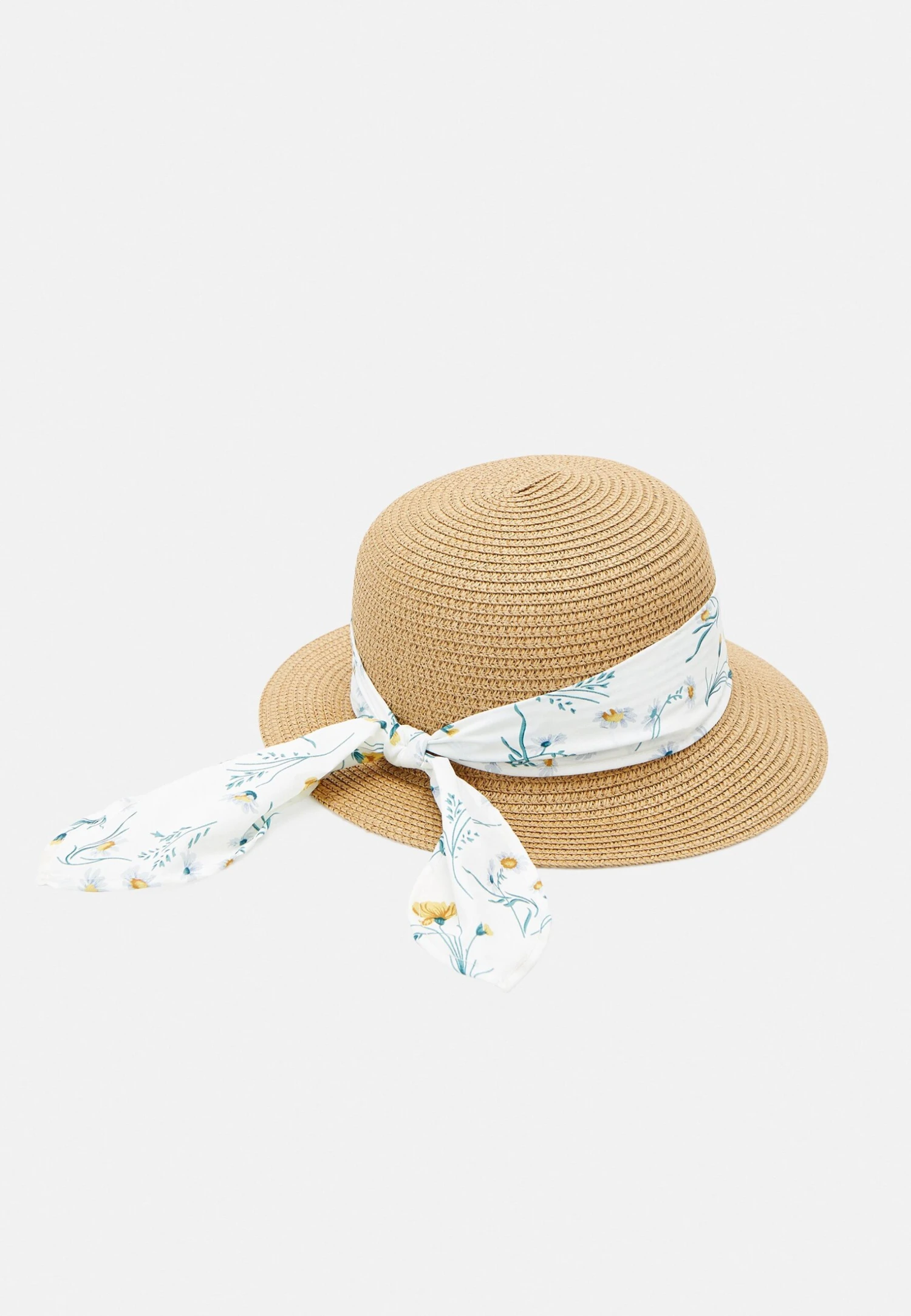 Anna Field Hat - Beige/White 4 Anna Field Hat - Beige/White - Image 2