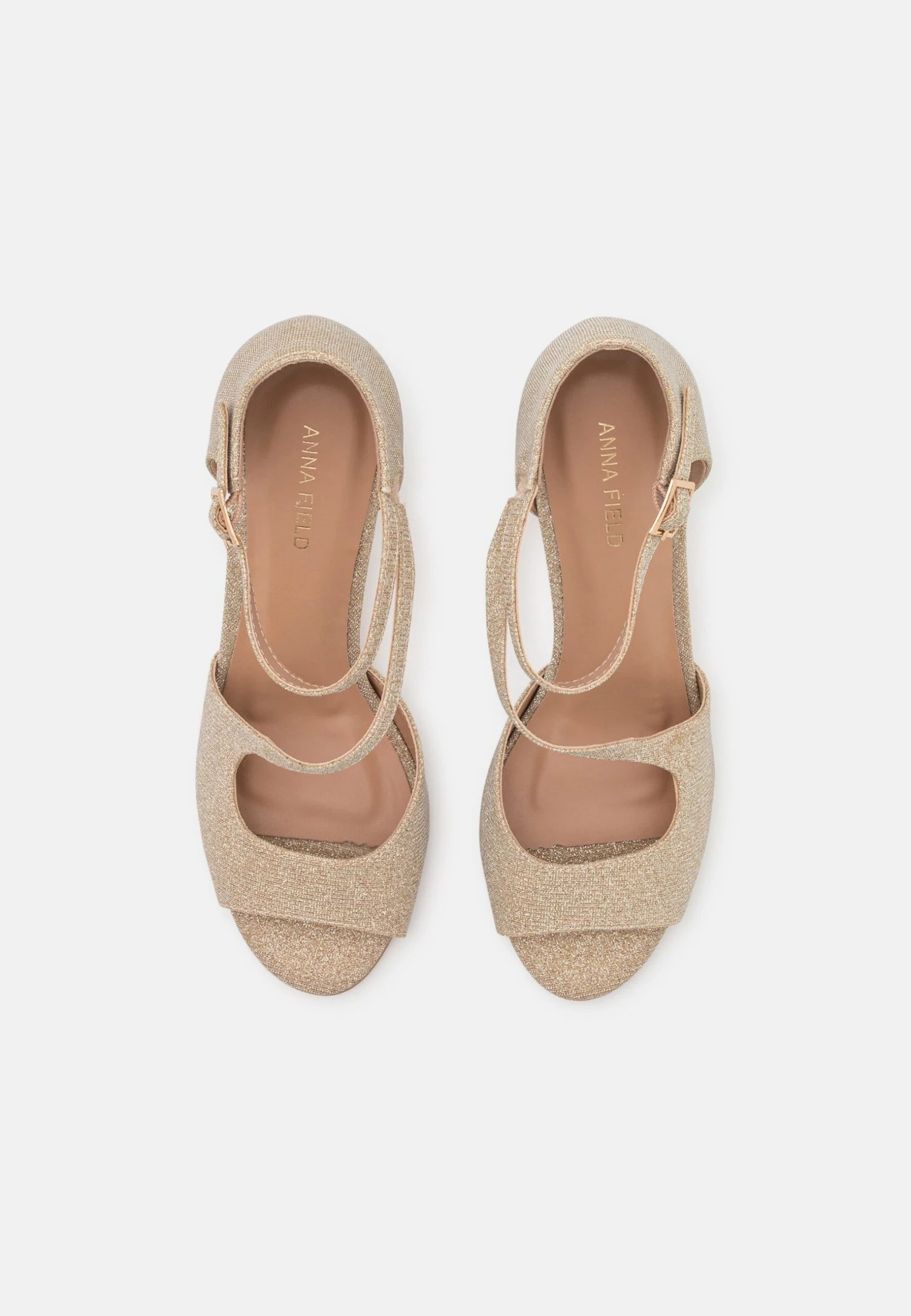 Anna Field High Heeled Sandals - Gold 8 Anna Field High Heeled Sandals - Gold - Image 6