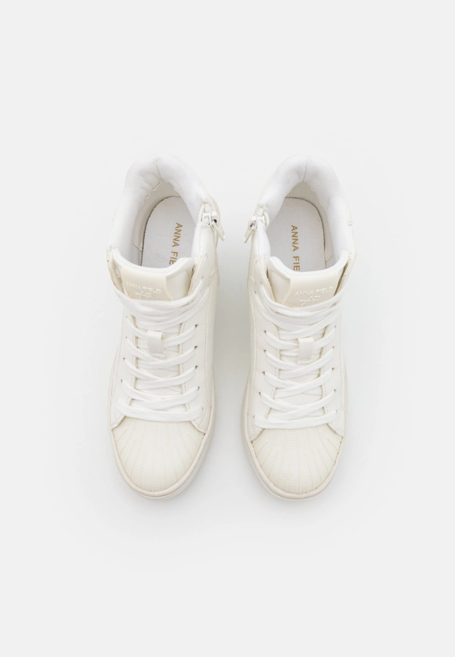 Anna Field High-Top Trainers - White 7 Anna Field High-Top Trainers - White - Image 5