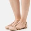 Anna Field Leather- Ankle Strap Ballet Pumps - Beige 1 Anna Field Leather- Ankle Strap Ballet Pumps - Beige -Anna Field c90f19bac6c24b9b8c960b813ffbf34a