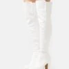 Anna Field Over-The-Knee Boots - White 2 Anna Field Over-The-Knee Boots - White -Anna Field c9a0a96285d2419ca549c52c442abdc7