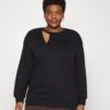 Cut Out Neck Fit - Sweatshirt -Black -Anna Field cb6b8a340b5c40cc8c5c277ff440297b