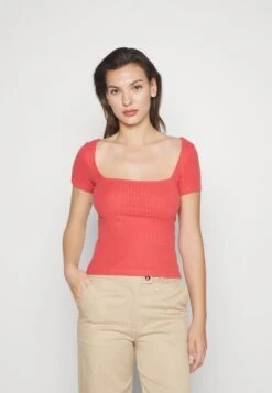 Anna Field 2 Pack - Basic T-Shirt - Red/White -Anna Field d055af685a1f462588d25e69d9cfa59b