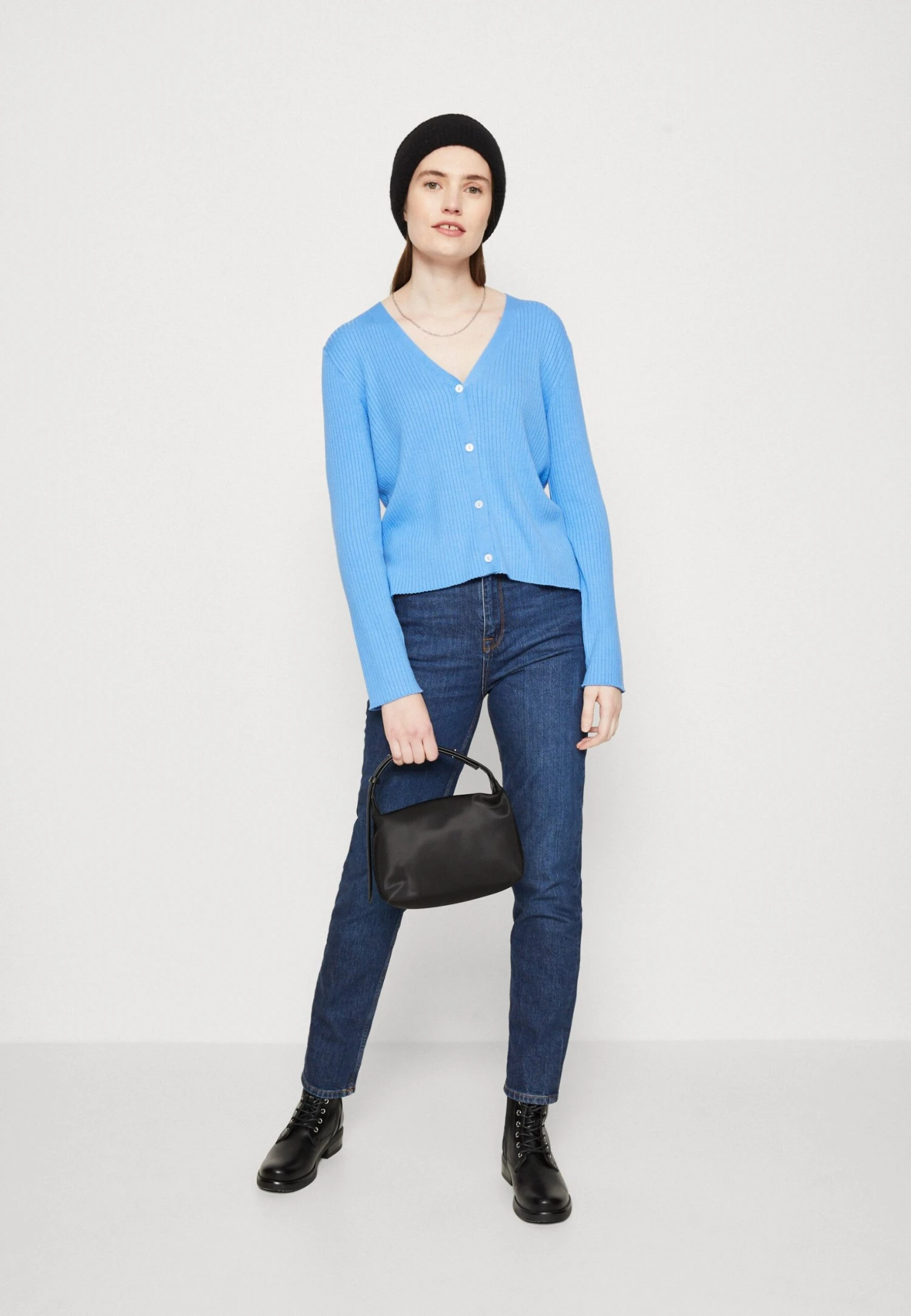 Anna Field Cardigan - Blue 4 Anna Field Cardigan - Blue - Image 2