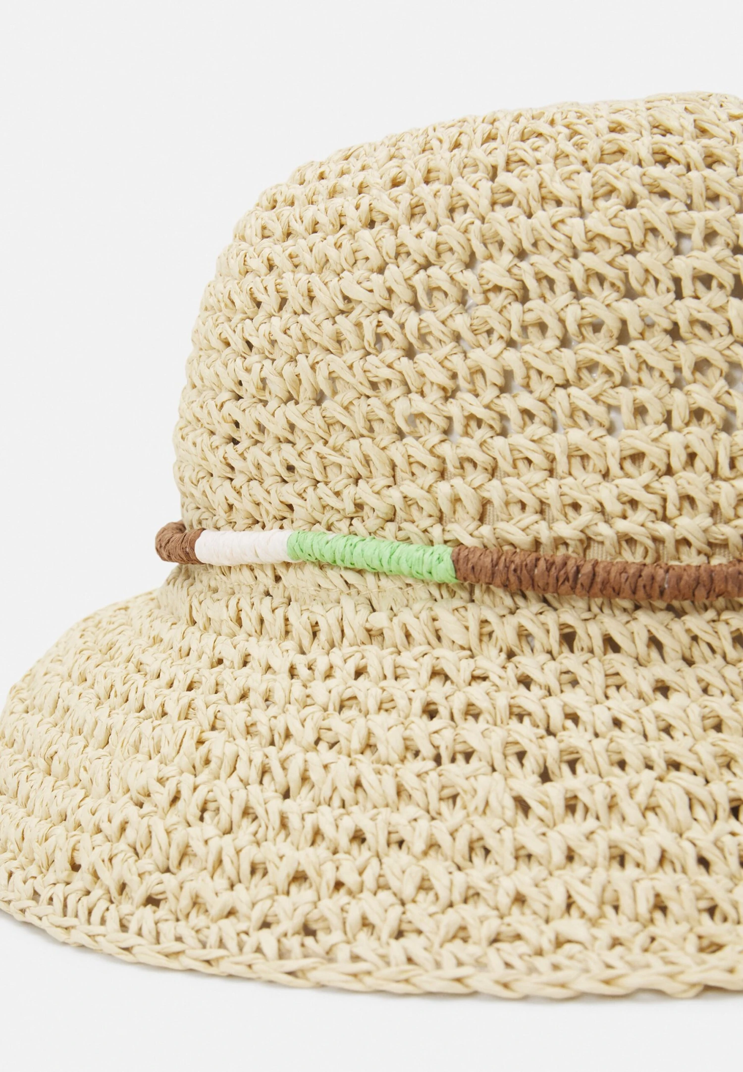 Anna Field Hat - Tan/Green 5 Anna Field Hat - Tan/Green - Image 3