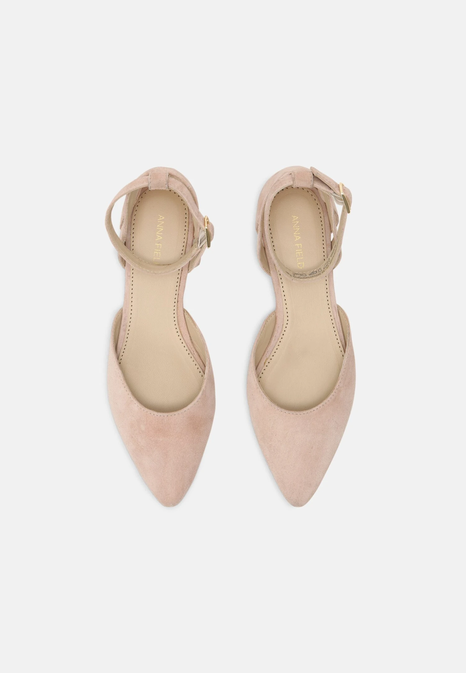 Anna Field Leather - Ankle Strap Ballet Pumps - Beige 7 Anna Field Leather - Ankle Strap Ballet Pumps - Beige - Image 5