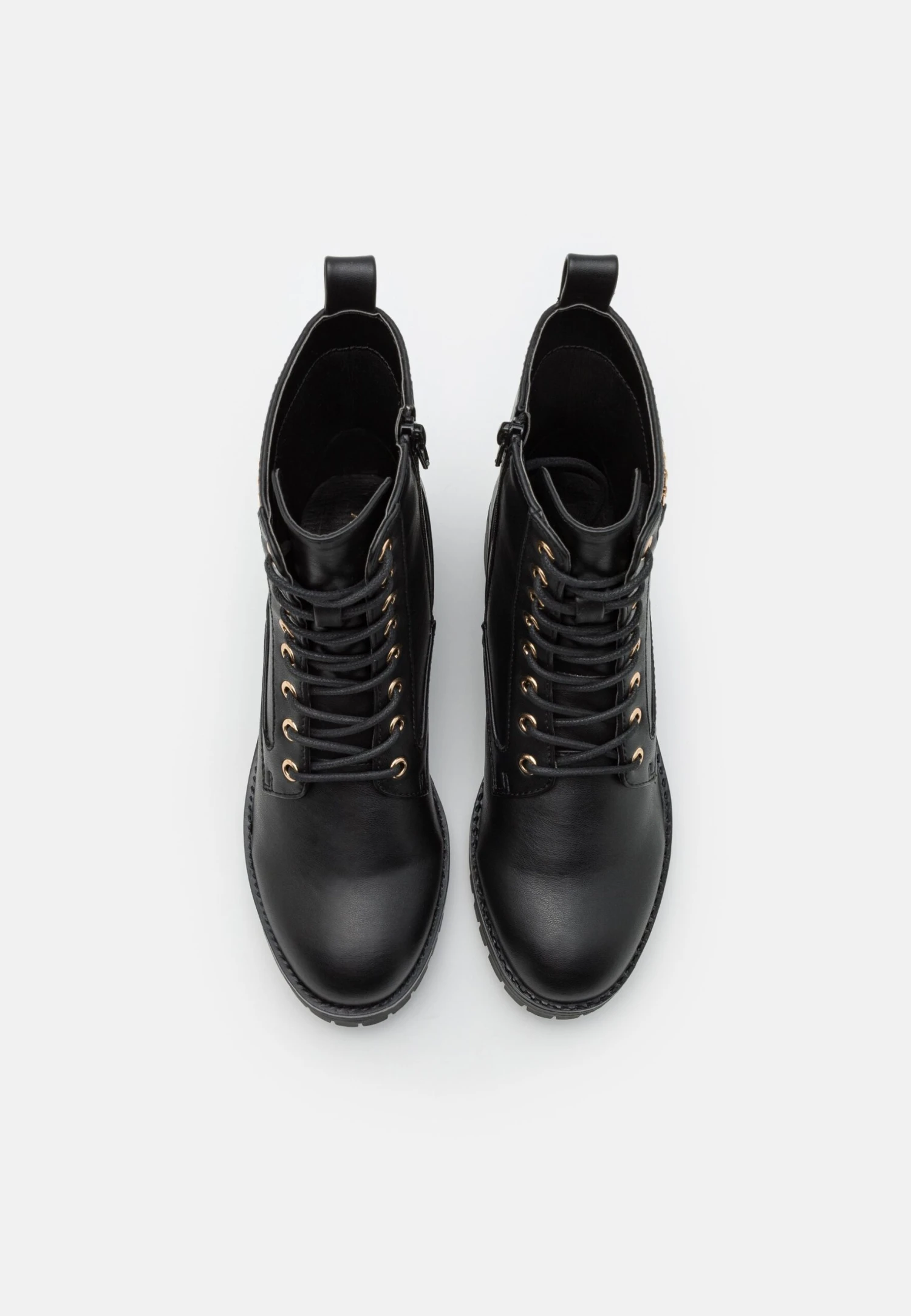 Lace-Up Ankle Boots - Black 8 Lace-Up Ankle Boots - Black - Image 6