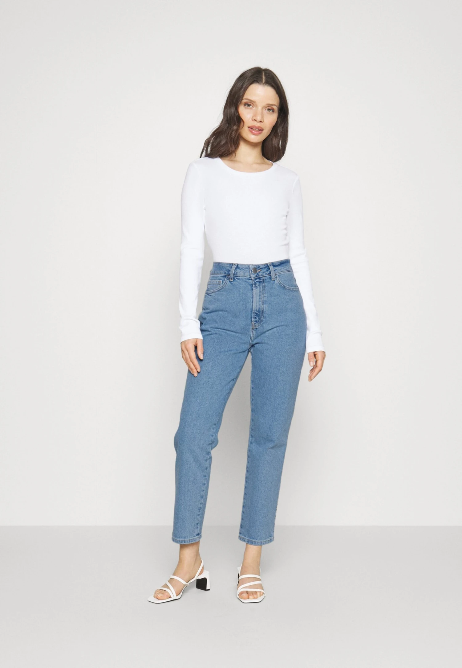 Slim Fit Jeans - Light Blue Denim 4 Slim Fit Jeans - Light Blue Denim - Image 2