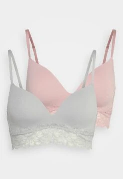 Anna Field 2 Pack - Triangle Bra - Grey/Pink -Anna Field e19180bb0c494e8f868572da68b7f122
