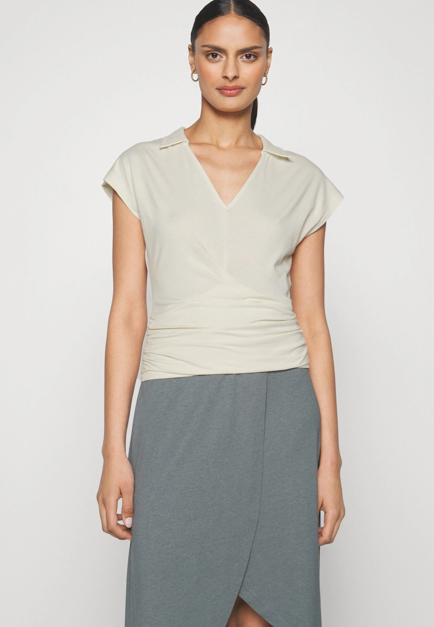 Anna Field Wrap Blouse- Blouse - Offwhite 8 Anna Field Wrap Blouse- Blouse - Offwhite - Image 6