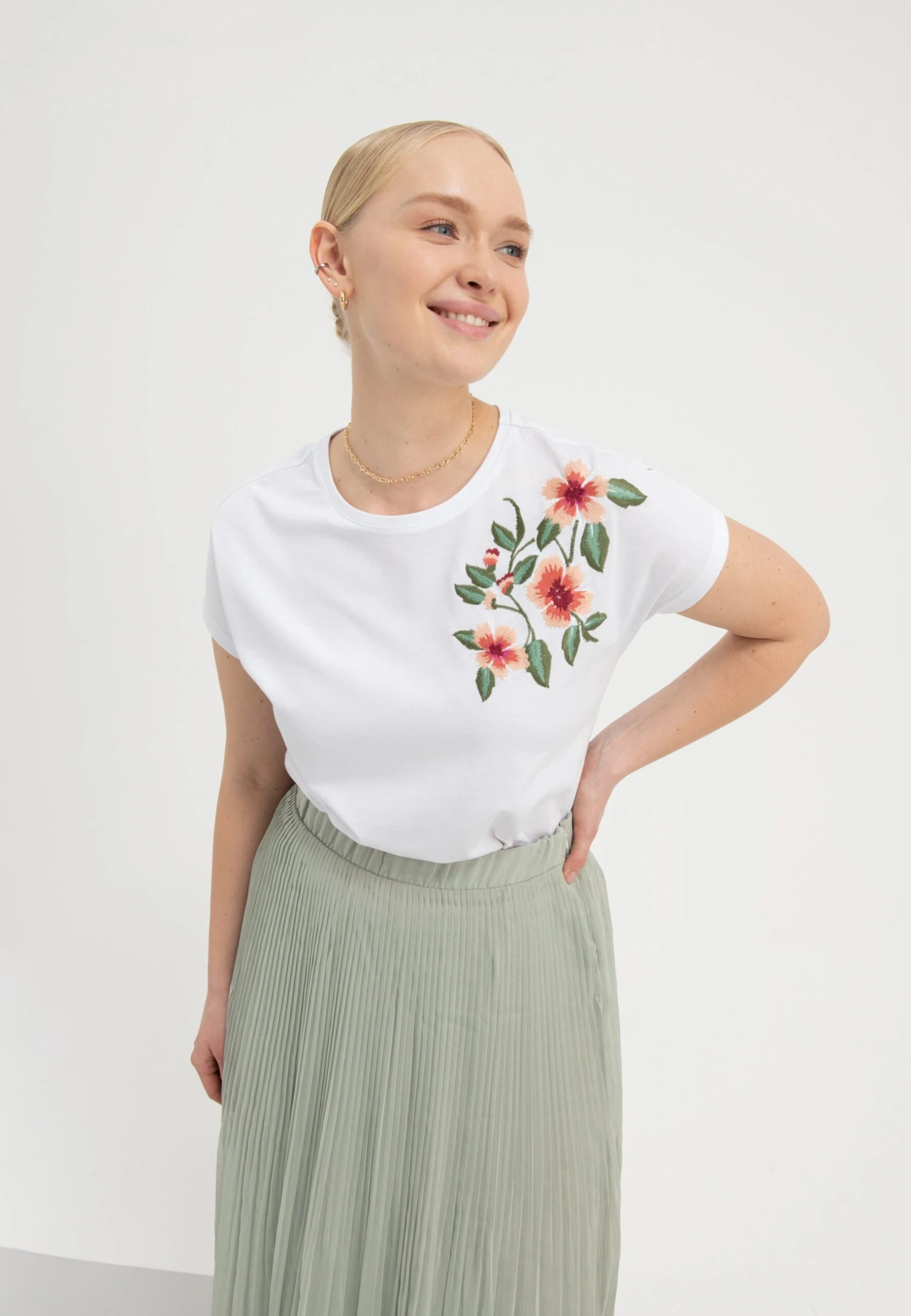 Anna Field Print T-Shirt - White 3 Anna Field Print T-Shirt - White