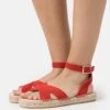 Anna Field Leather - Platform Sandals - Red 2 Anna Field Leather - Platform Sandals - Red -Anna Field e66e9b71fc074ffd9c153feb15ed84ce