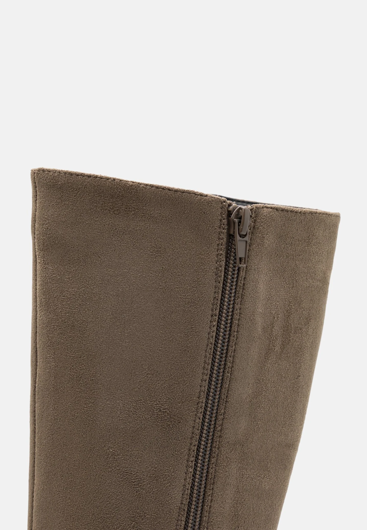 High Heeled Boots - Taupe 8 High Heeled Boots - Taupe - Image 6