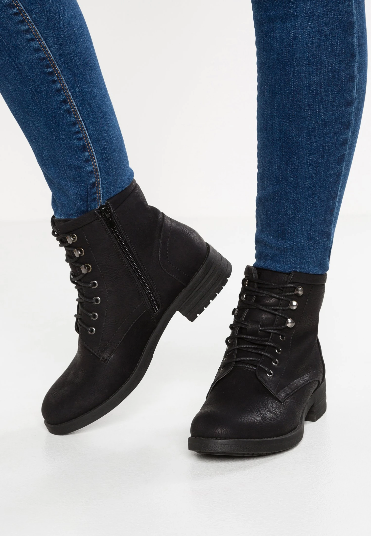 Anna Field Winter Boot - Lace-Up Ankle Boots - Black 3 Anna Field Winter Boot - Lace-Up Ankle Boots - Black