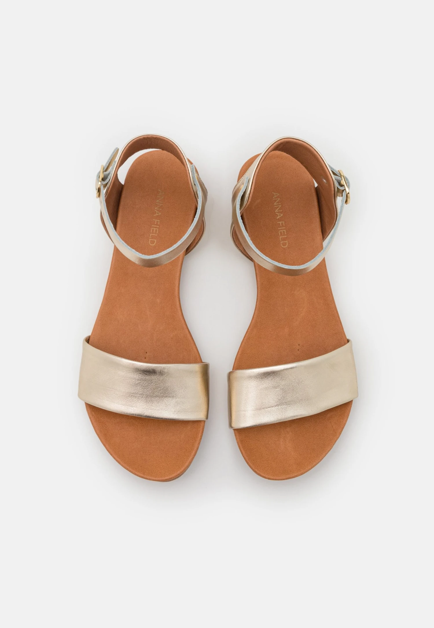 Anna Field Leather - Sandals - Gold-Coloured 8 Anna Field Leather - Sandals - Gold-Coloured - Image 6