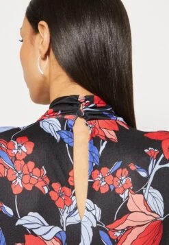 Anna Field Jersey Dress - Black/Red/Blue -Anna Field f05e7032bfc34bed9844e5adec1a281b