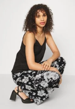 Trousers - Black/Off-White 11 Trousers - Black/Off-White -Anna Field f401fb71215d448696c2990a205c9b61