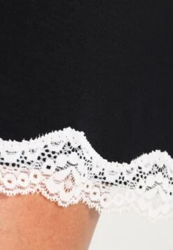 Anna Field Heidi Long Sleeves Viscose Nightdress - Nightie - Black -Anna Field f833b7133ba747e99510b29e29947484