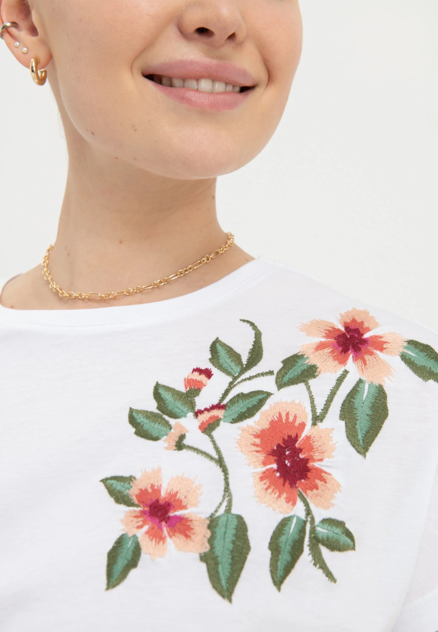 Anna Field Print T-Shirt - White 8 Anna Field Print T-Shirt - White - Image 6