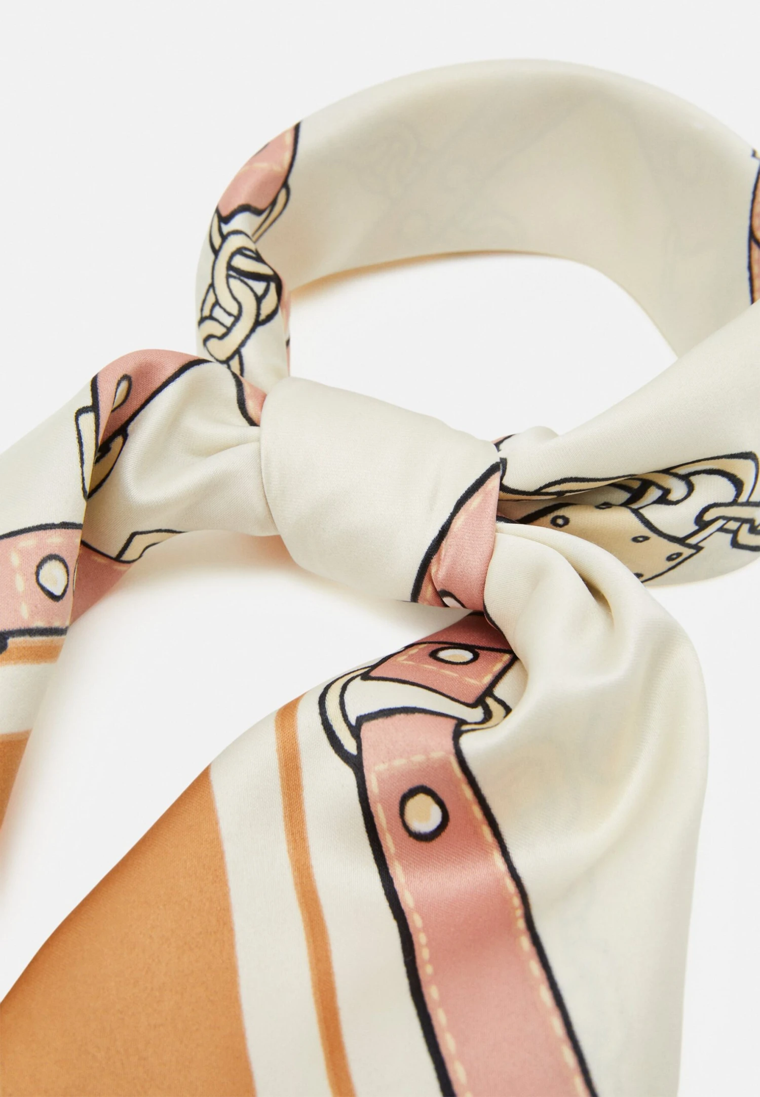 Anna Field 2 Pack - Foulard - Brown/Off-White 5 Anna Field 2 Pack - Foulard - Brown/Off-White - Image 3